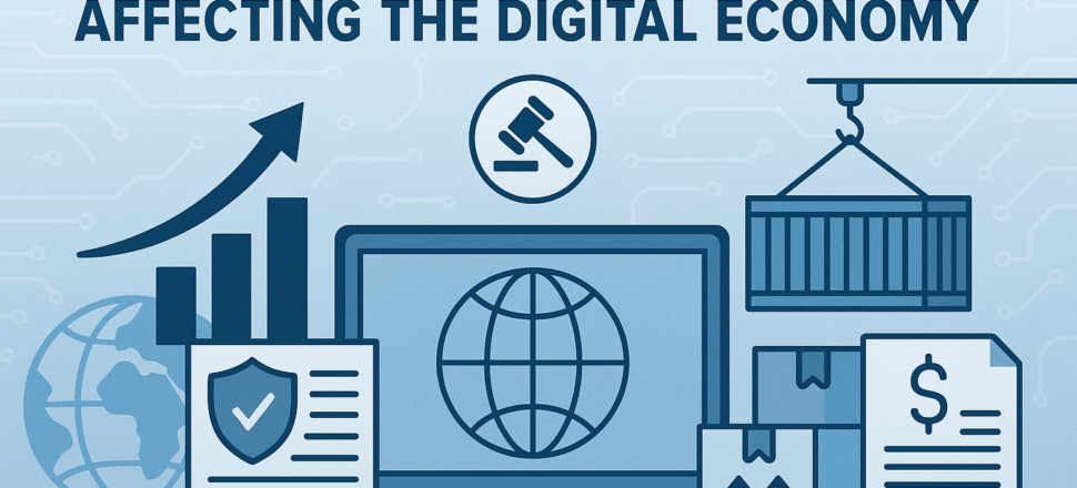 Tech import/export policies affecting the digital economy