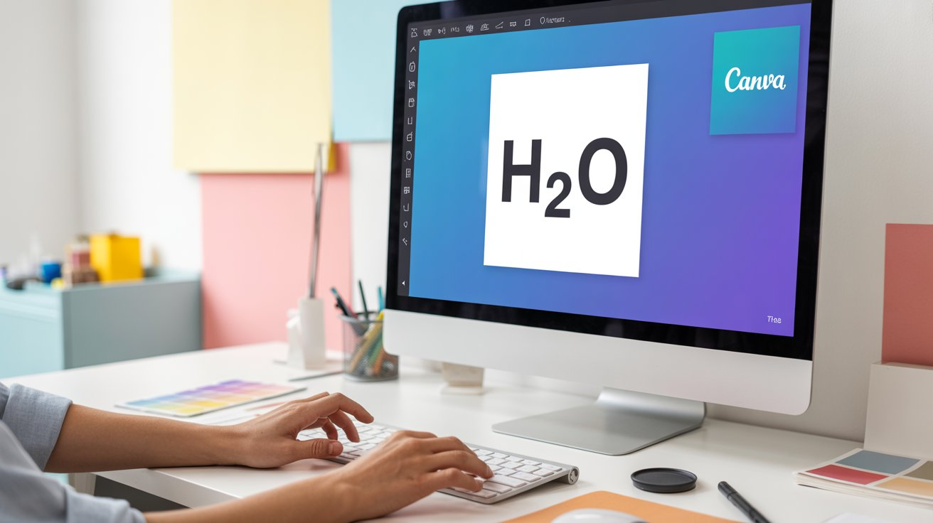 How to do superscript in Canva