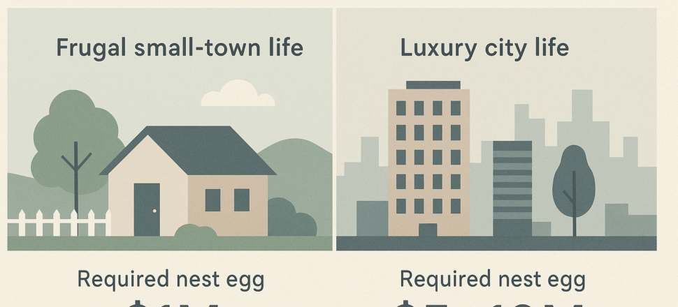 How much money do you need to never work again