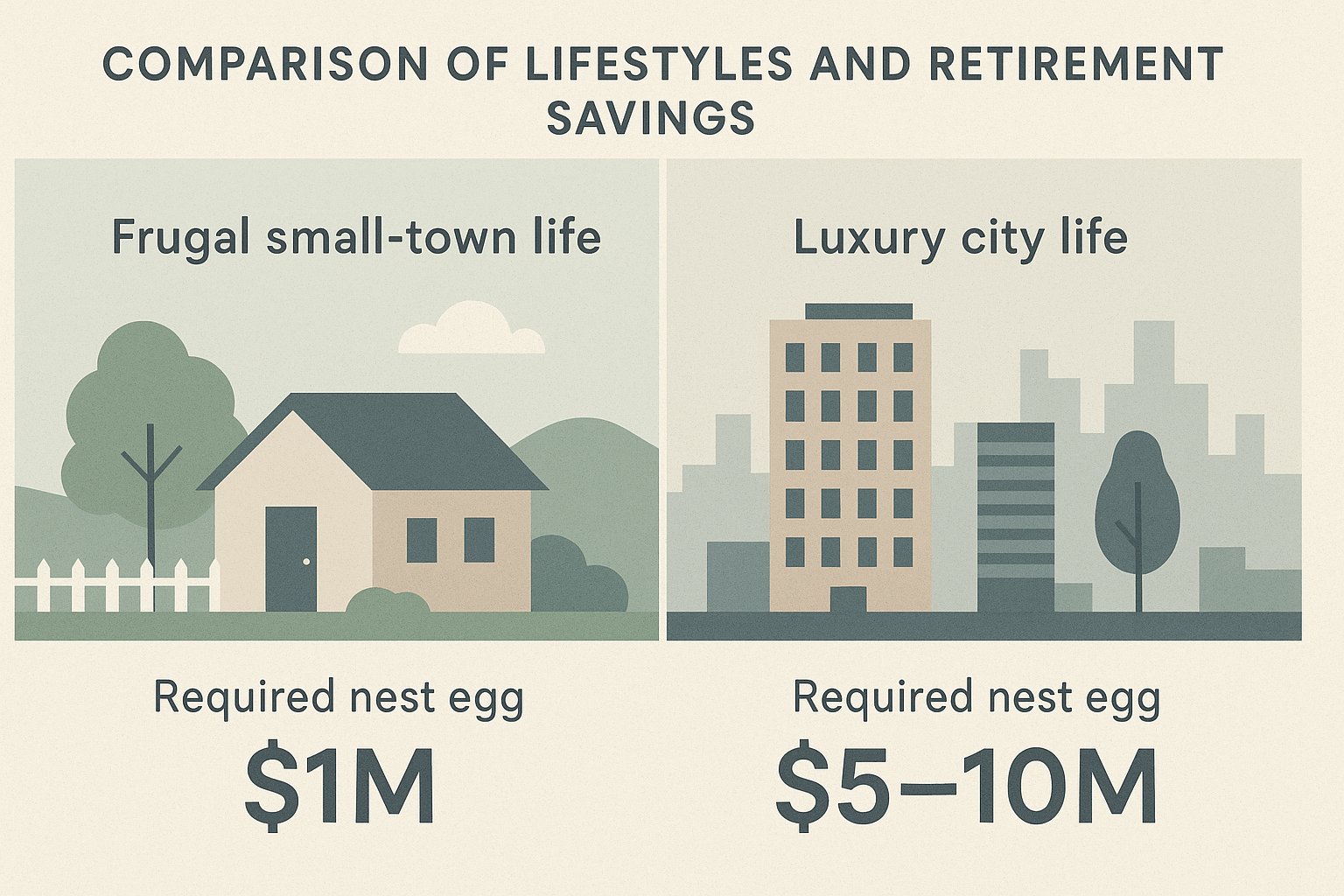 How much money do you need to never work again