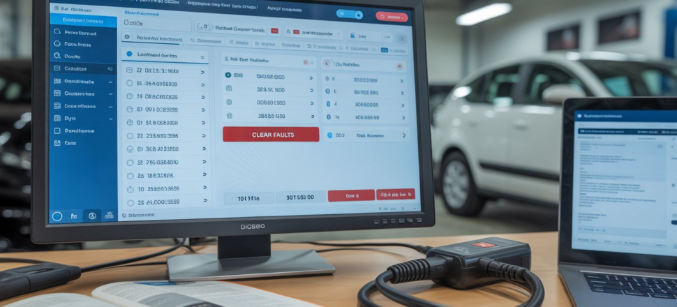 How to clear faults using Diagbox