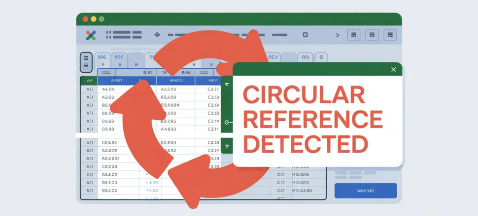 How to find circular references in Excel