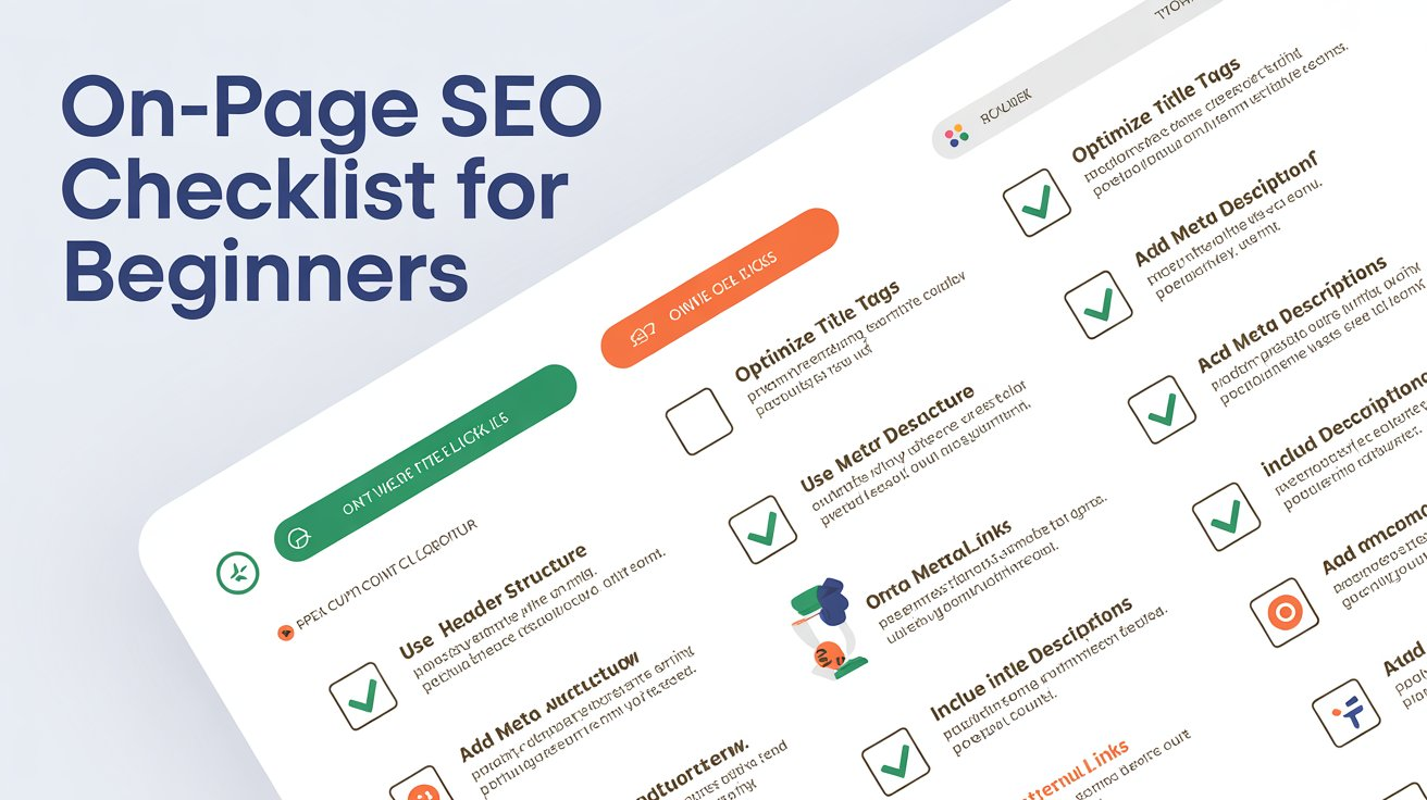 On-page SEO checklist for beginners