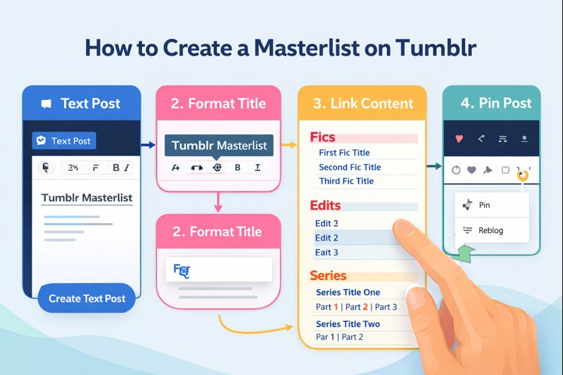 How to add a masterlist on Tumblr