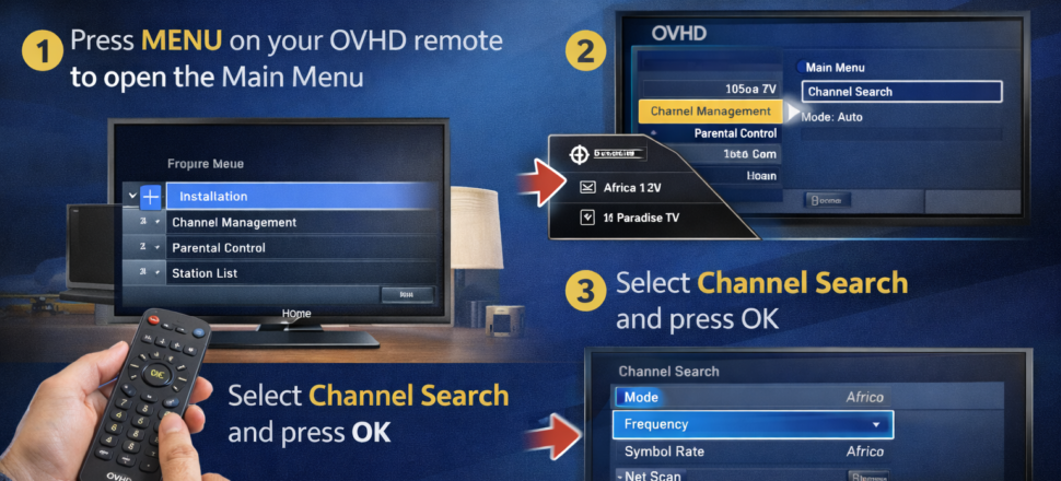 How to add channels on OVHD. How to add channels on OVHD