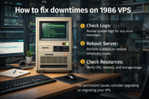 How to fix downtimes on 1986 VPS