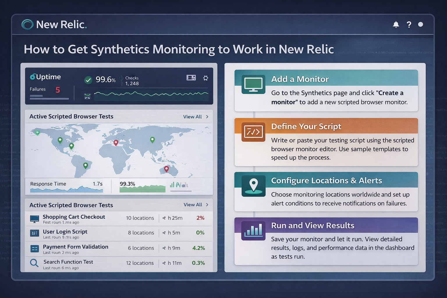 How to get Synthetics monitoring to work in New Relic