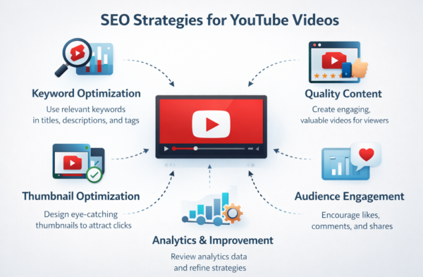 SEO strategies for YouTube videos