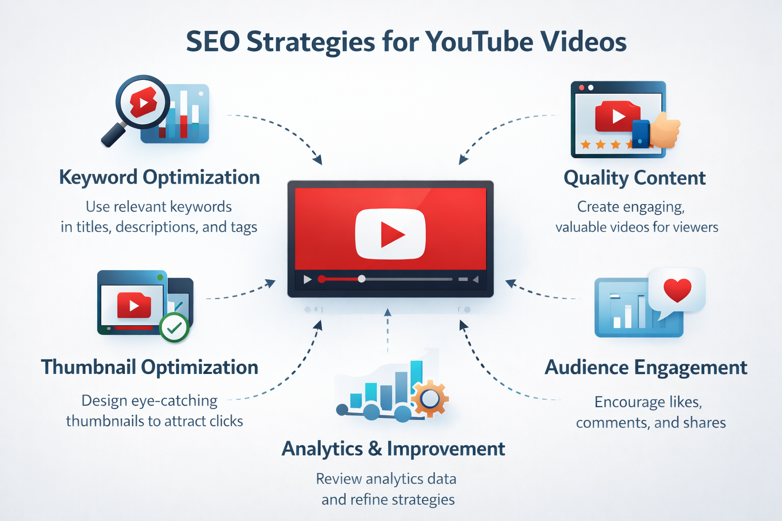 SEO strategies for YouTube videos