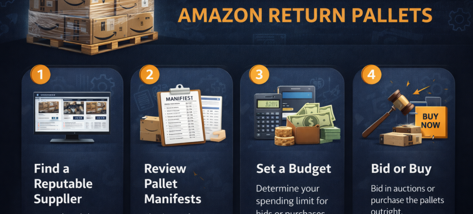 How to buy Amazon return pallets