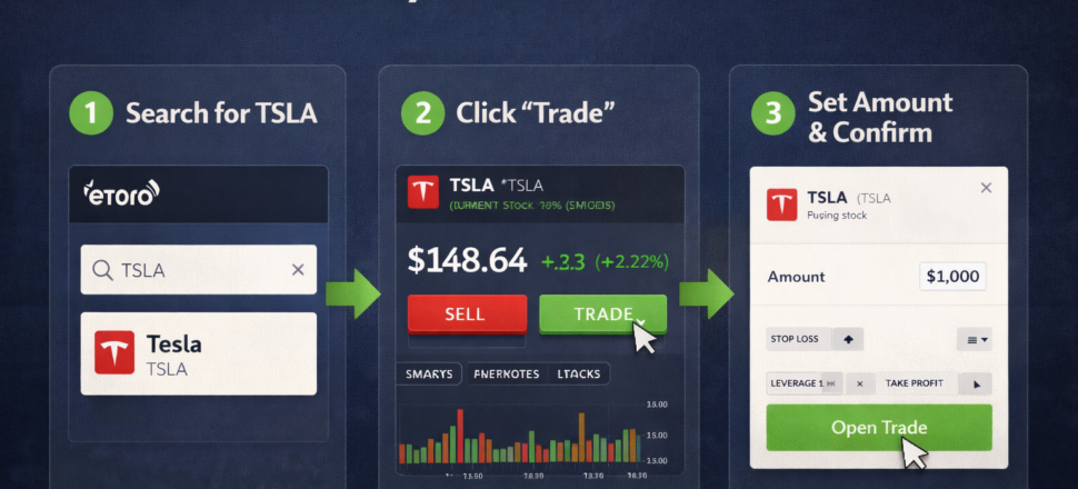 How to buy Tesla stock on eToro
