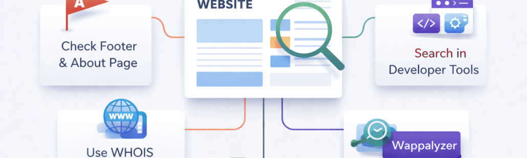 How to find out who created a website How to find out who created a website