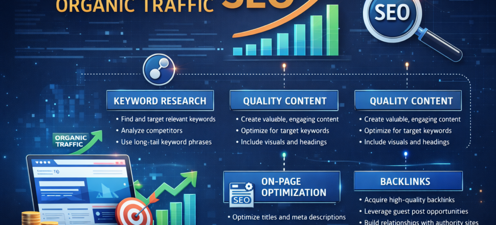 How to increase organic traffic using SEO