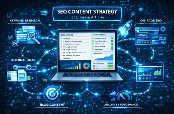 SEO content strategy for blogs and articles