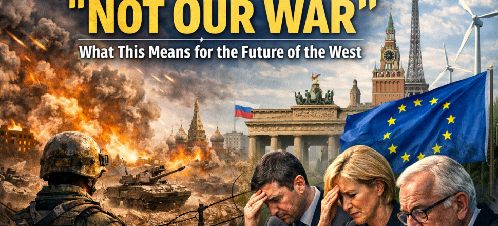 Europe Says “Not Our War”: What This Means for the Future of the West