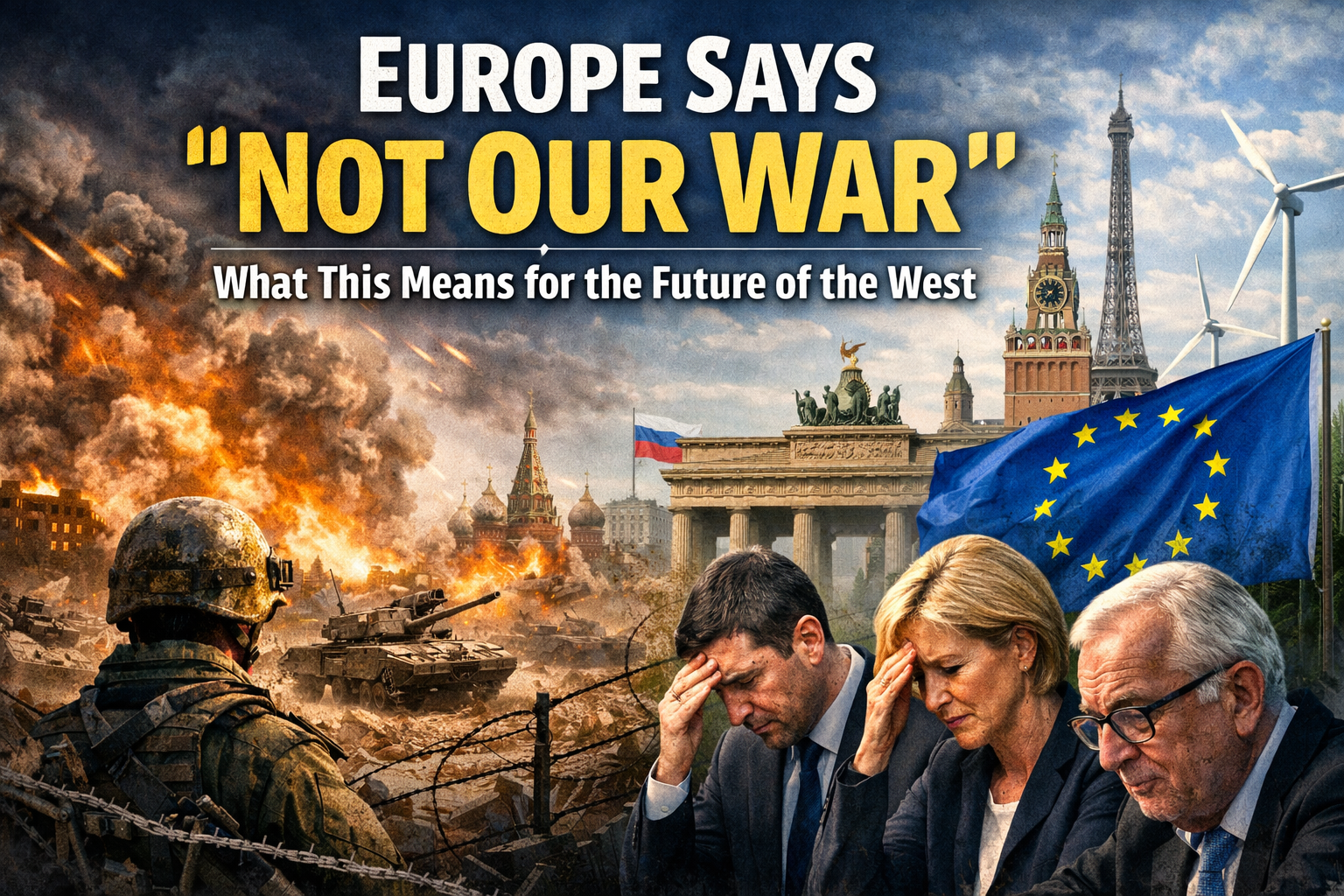 Europe Says “Not Our War”: What This Means for the Future of the West