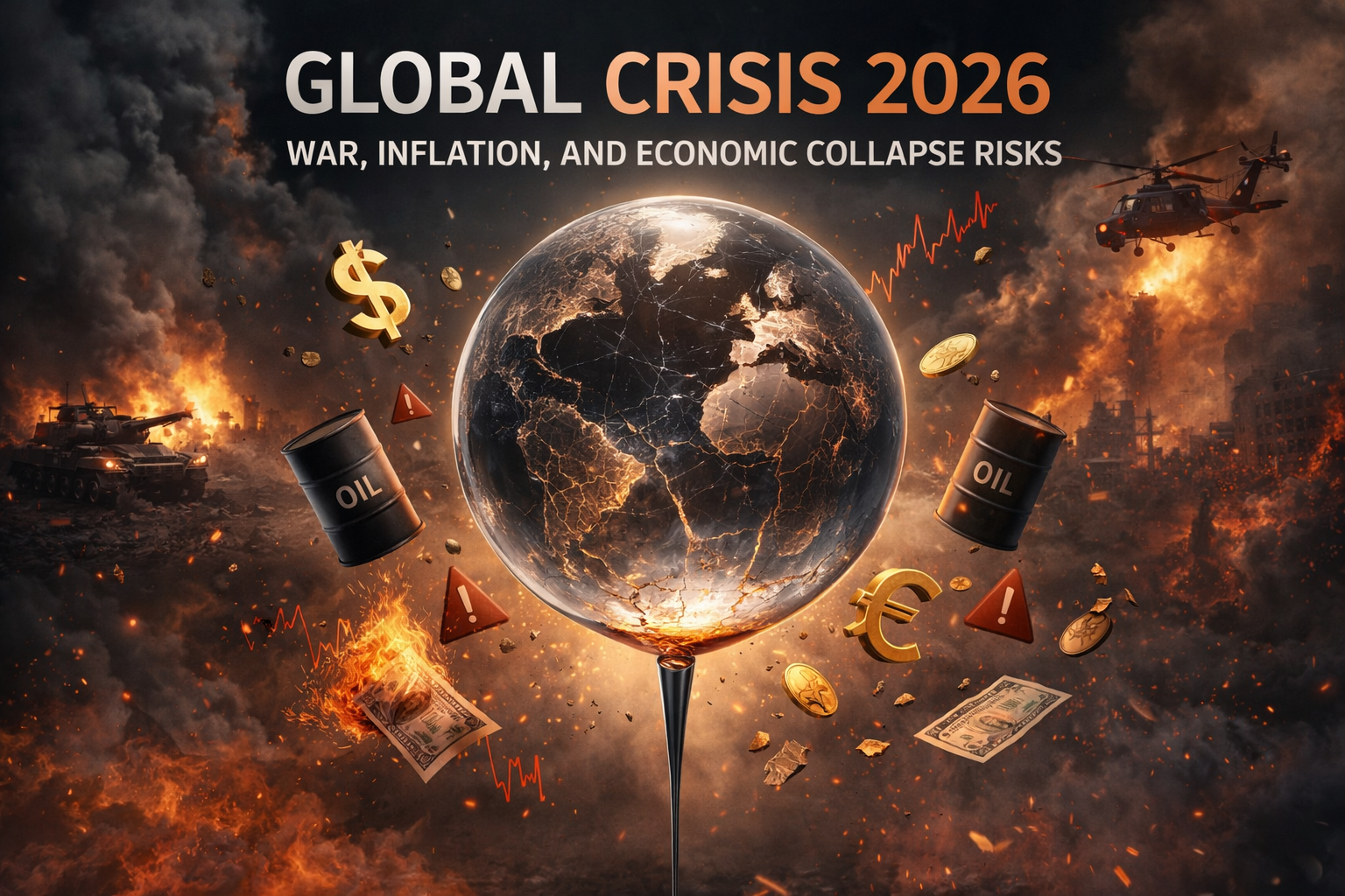 Global Crisis 2026: War, Inflation, and Economic Collapse Risks