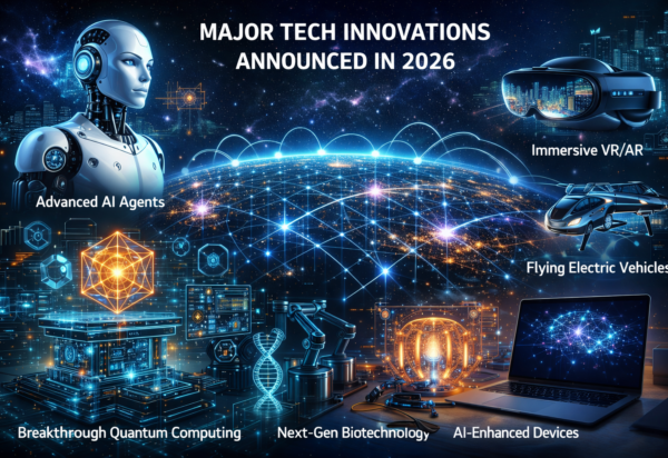 Major tech innovations announced in 2026 Major tech innovations announced in 2026