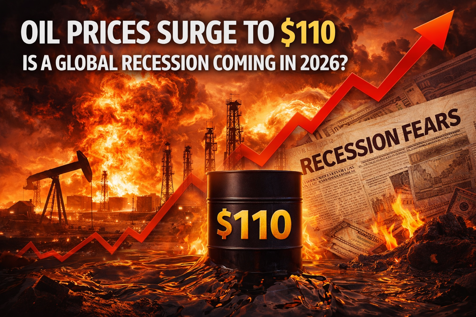 Oil Prices Surge to $110: Is a Global Recession Coming in 2026?