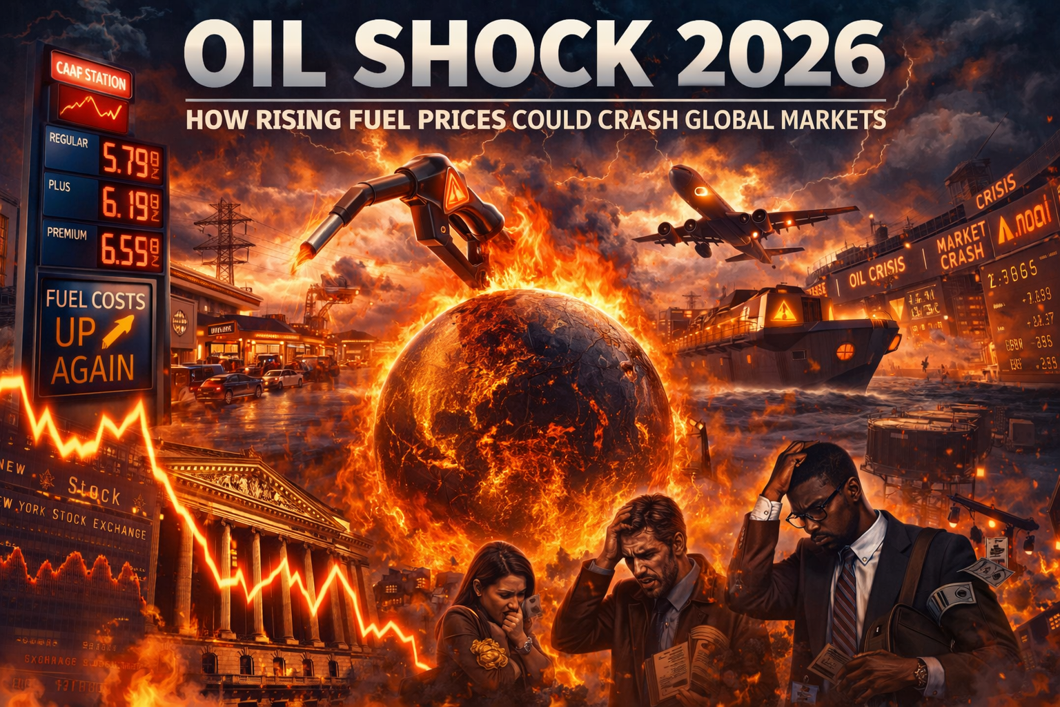 Oil Shock 2026: How Rising Fuel Prices Could Crash Global Markets