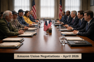 Amazon union negotiation April 2026