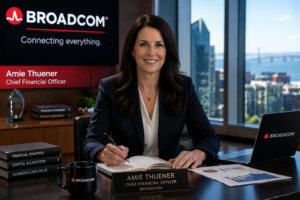Broadcom CFO Amie Thuener