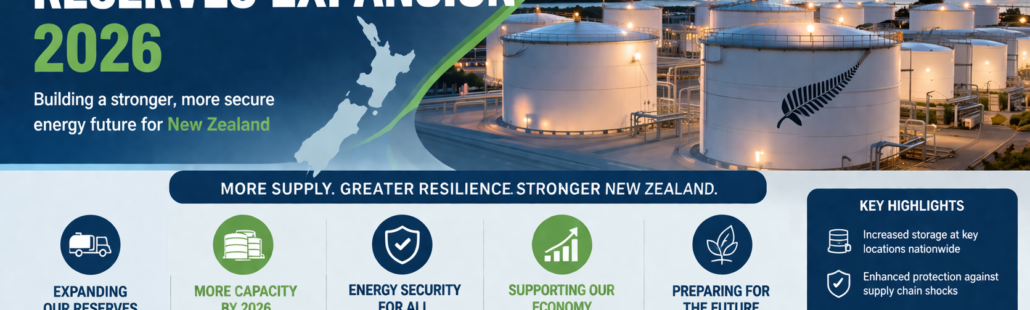 NZ diesel reserves expansion 2026 NZ diesel reserves expansion 2026