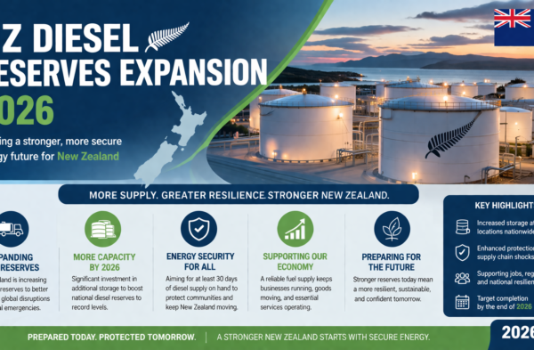 NZ diesel reserves expansion 2026 NZ diesel reserves expansion 2026