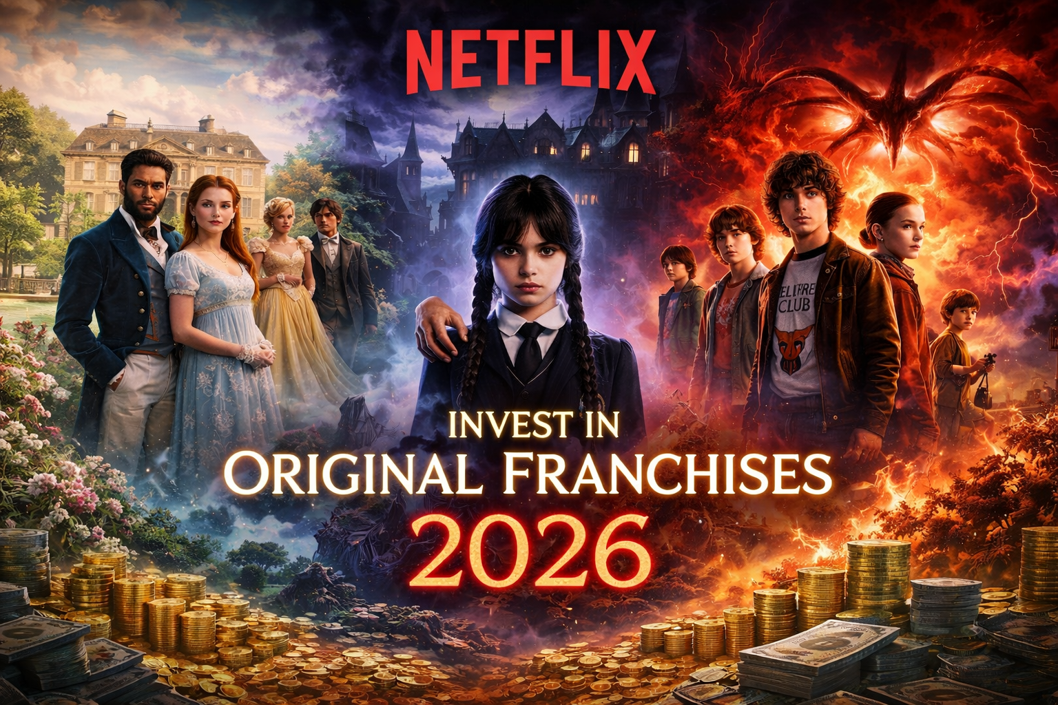 Netflix invest in original franchises 2026