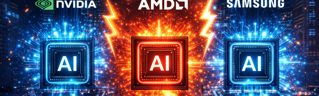 The AI Chip War Has Begun: Nvidia vs AMD vs Samsung Explained