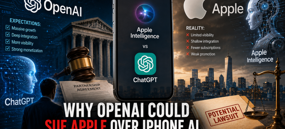 Why OpenAI Could Sue Apple Over iPhone AI 