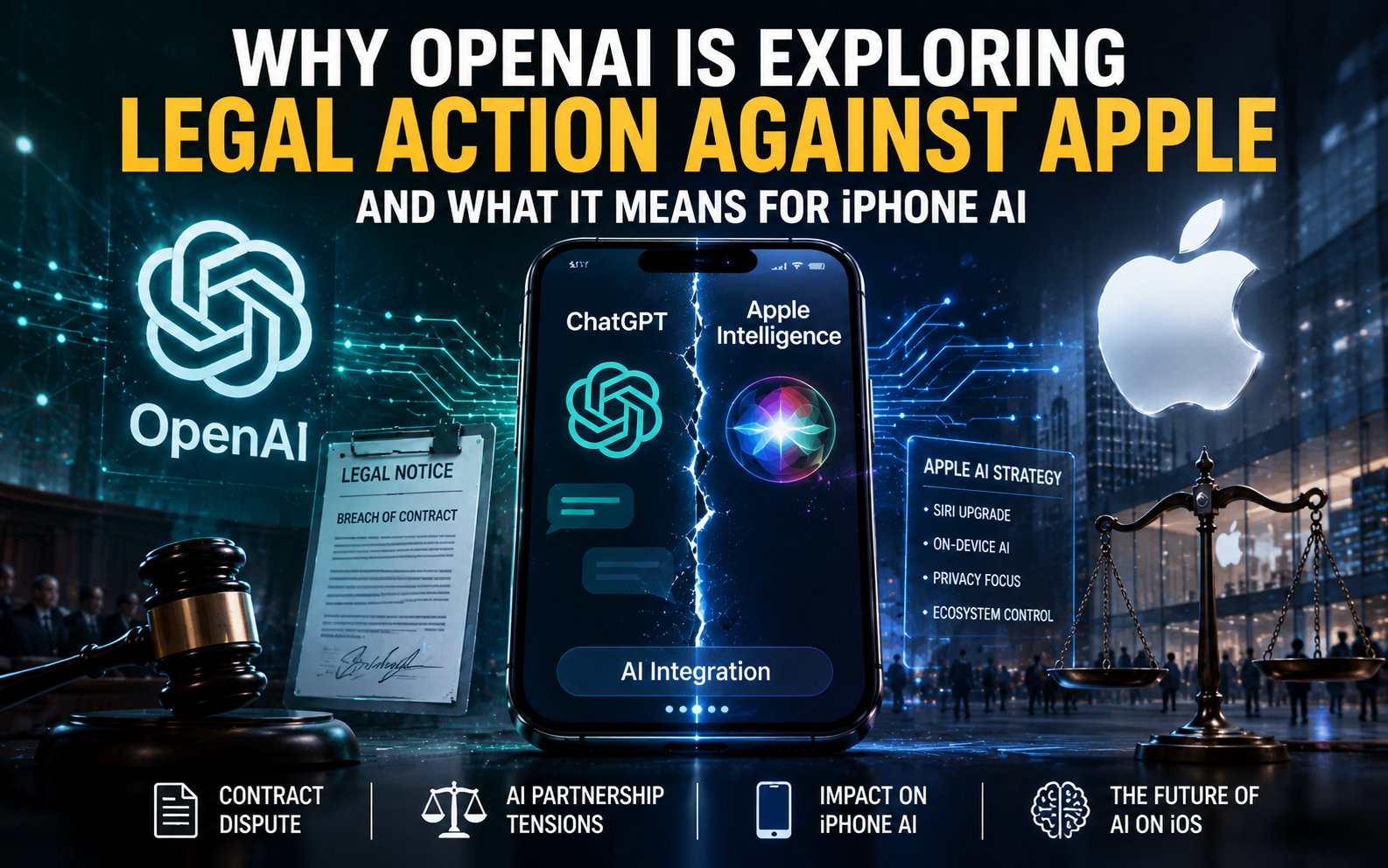 Why OpenAI Is Exploring Legal Action Against Apple and What It Means for iPhone AI 