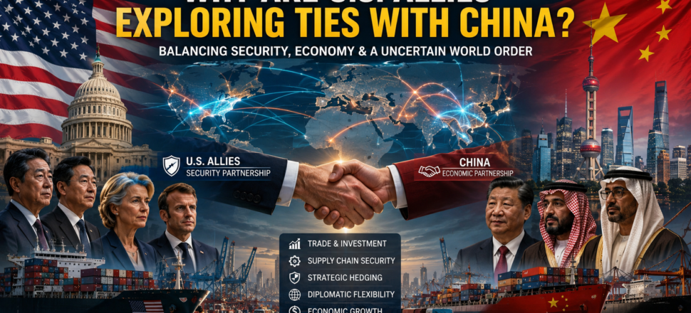 Why are U.S. allies exploring ties with China?