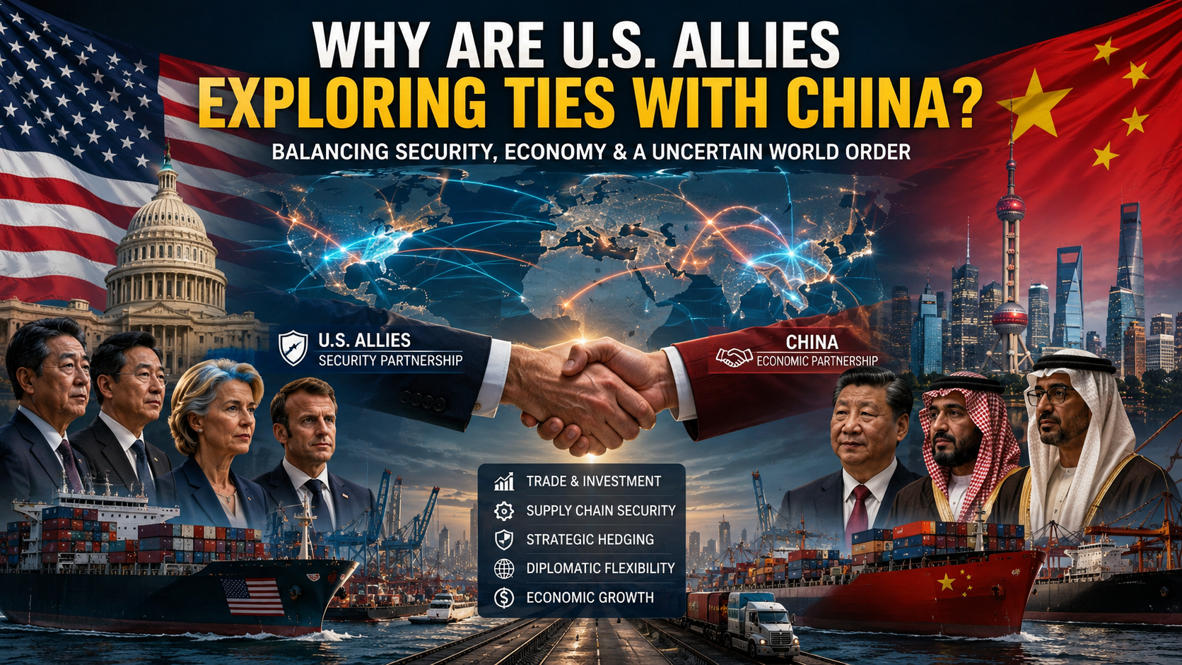 Why are U.S. allies exploring ties with China?