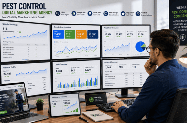 Pest control digital marketing agency