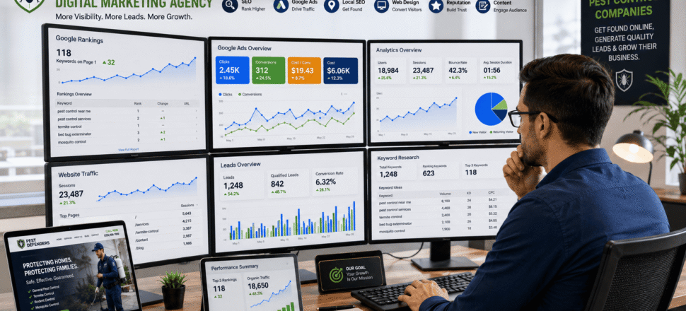 Pest control digital marketing agency