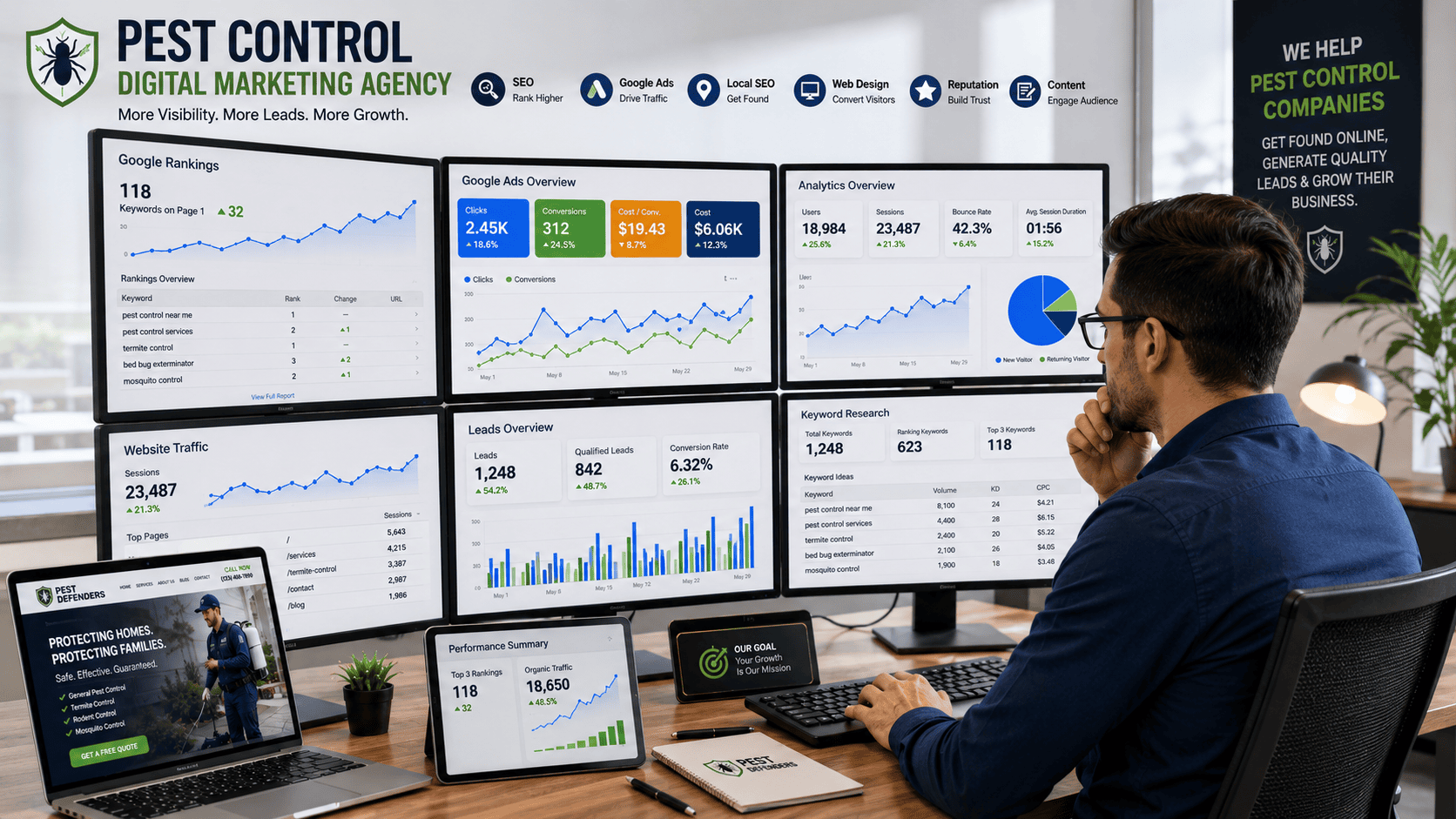 Pest control digital marketing agency