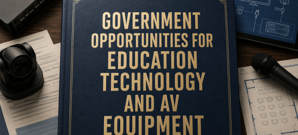 Government Opportunities for Education Technology and AV Equipment. Government Opportunities for Education Technology and AV Equipment