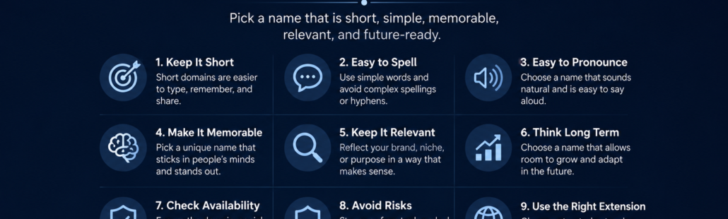 How to Choose a Domain Name