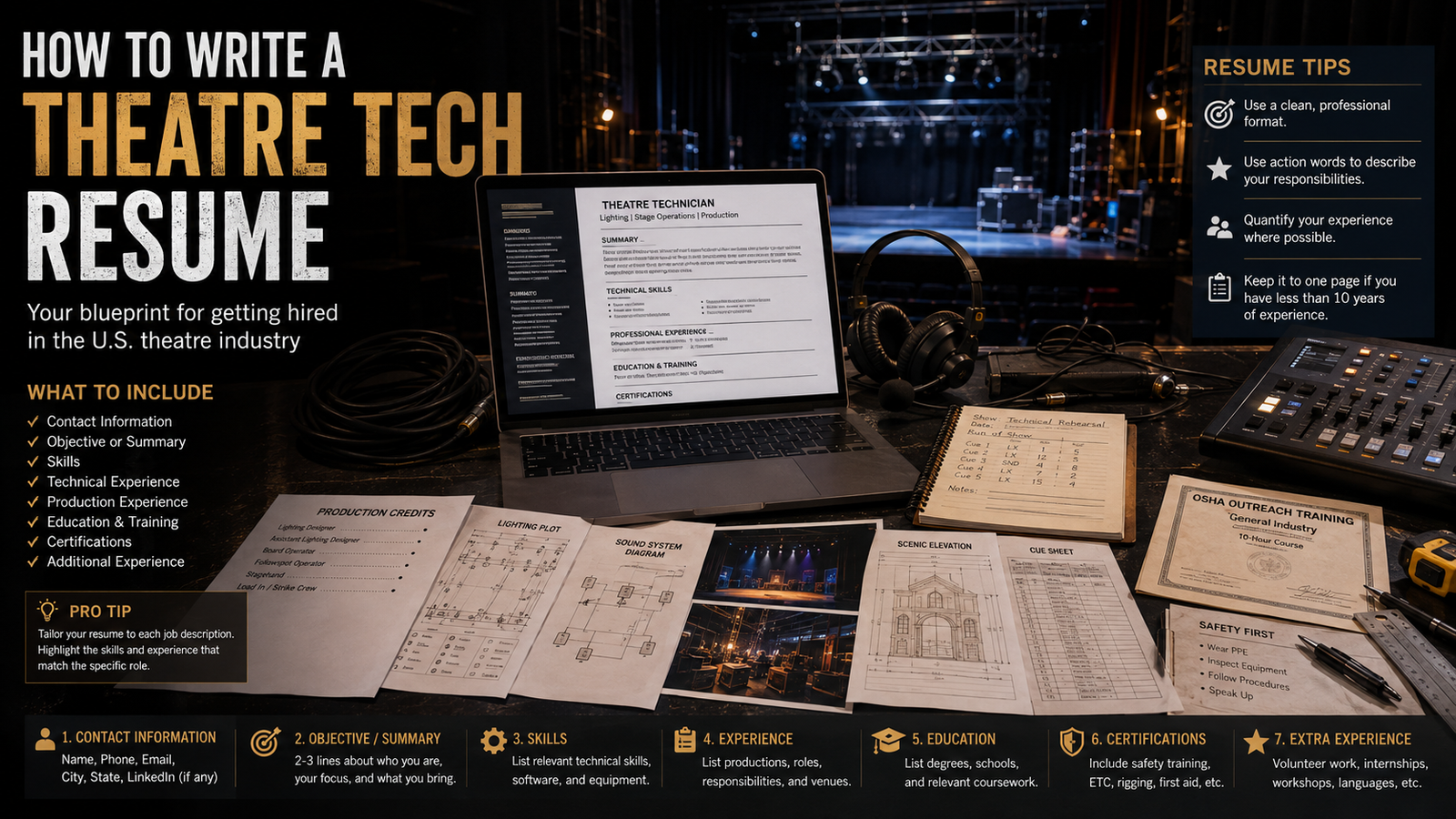 How to Write a Theatre Tech Resume