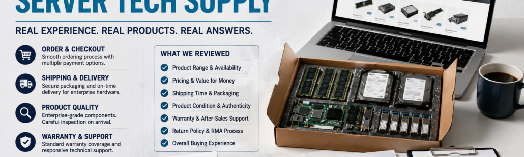 Ordering Online From Server Tech Supply Review