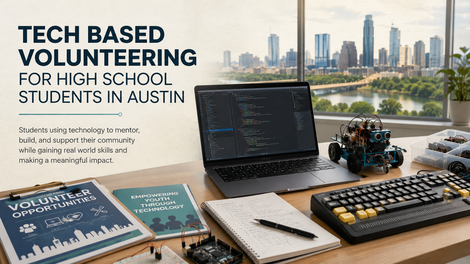 Tech Based Volunteering for High School Students in Austin