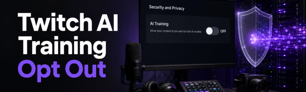 Twitch AI training opt out 