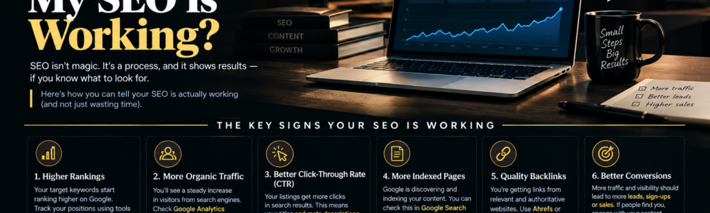 How do i know my SEO is working 