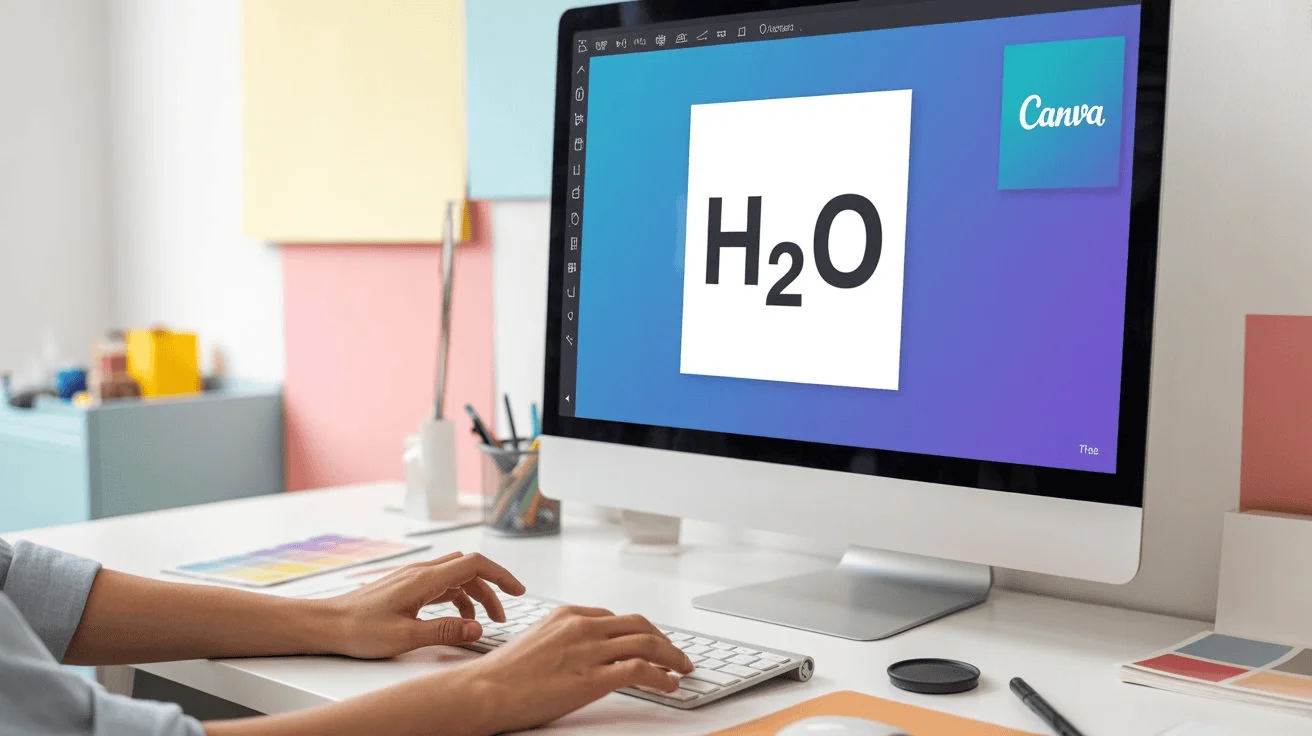 How to do superscript in Canva