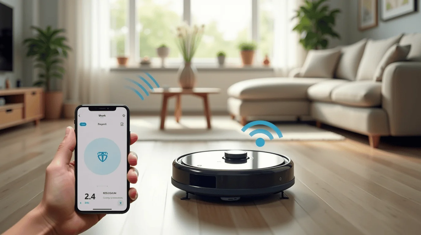 How do i connect my shark robot to wifi