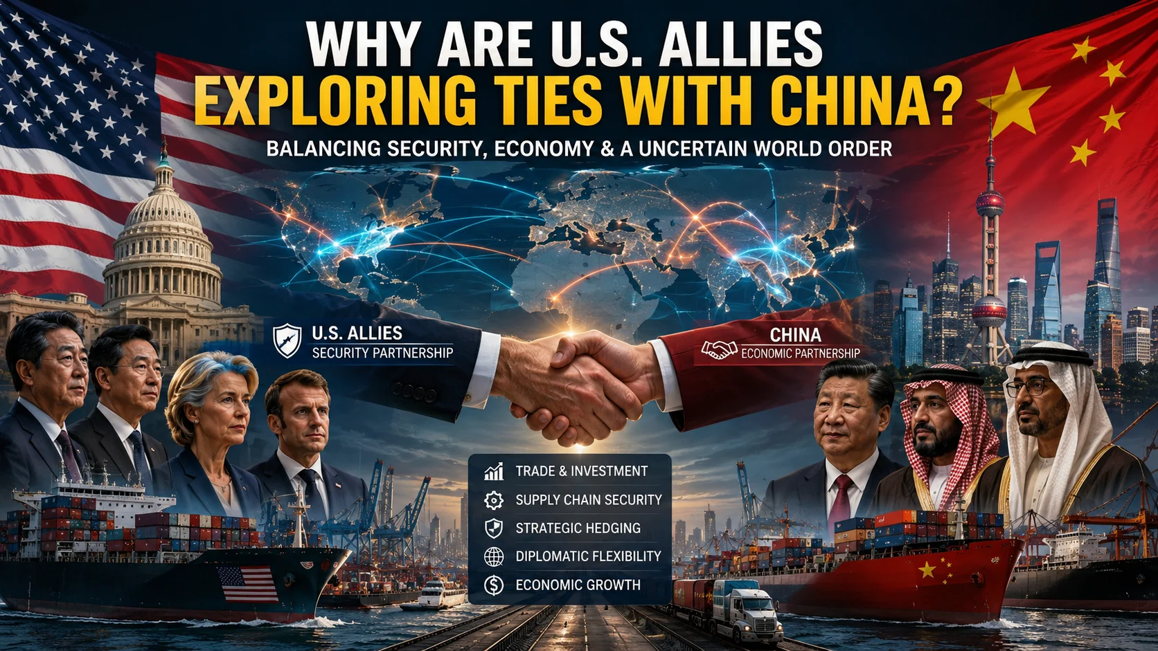 Why are U.S. allies exploring ties with China?