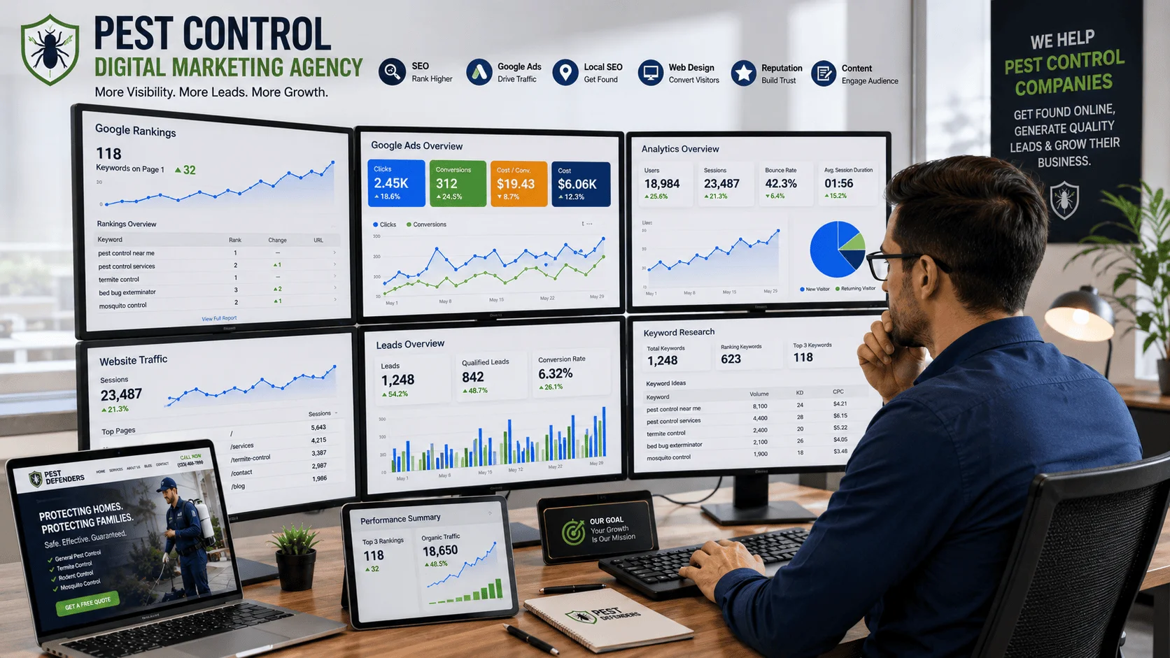 Pest control digital marketing agency