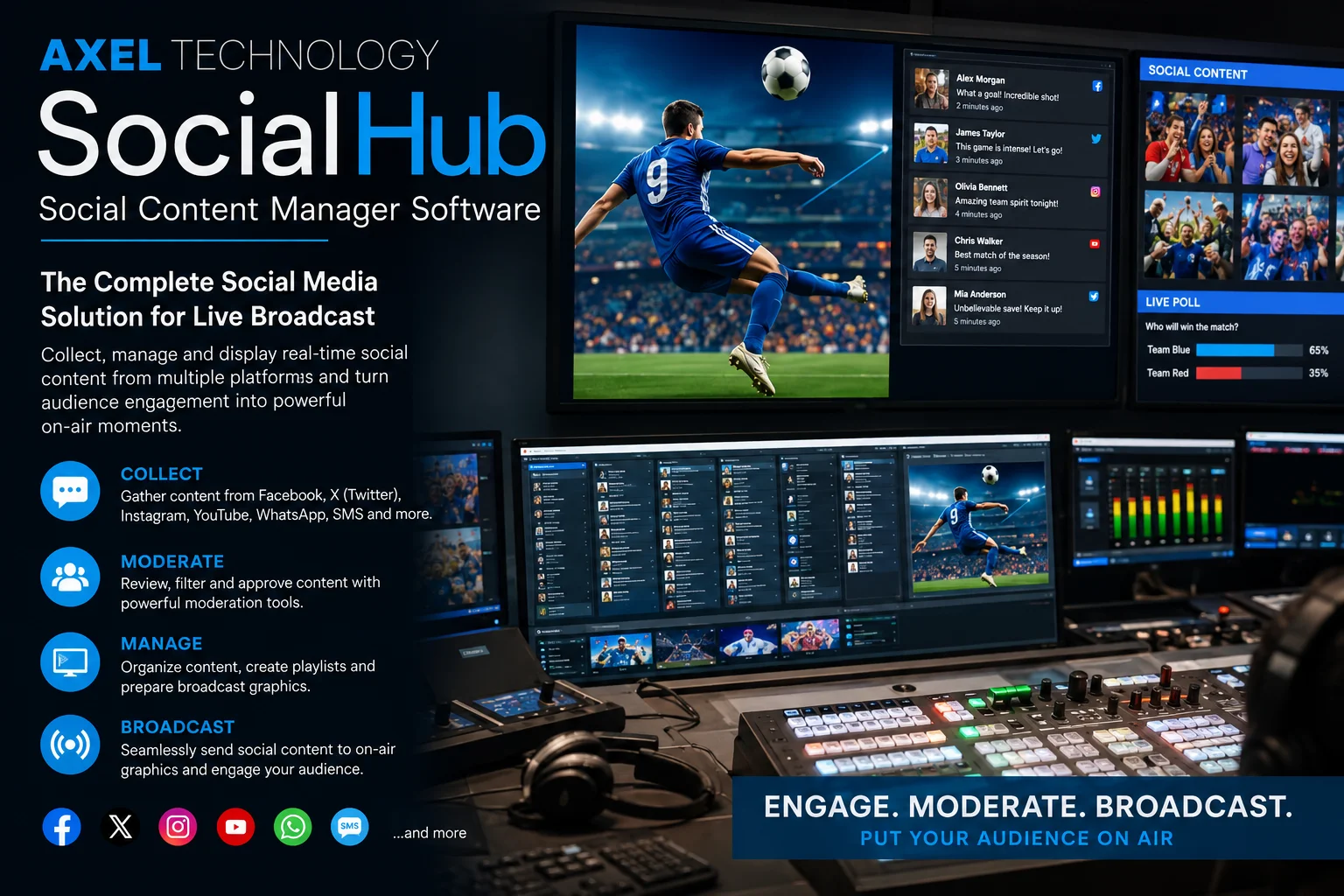 Axel Technology Socialhub Social Content Manager Software 